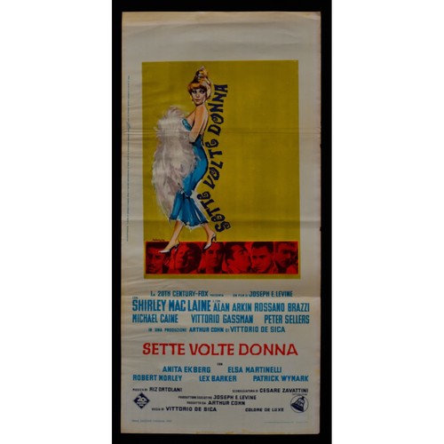 Locandina sette volte donna - sette,