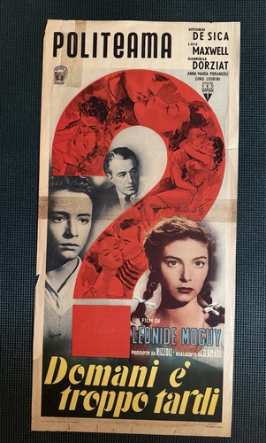 Locandina originale domani - locandina, “domani