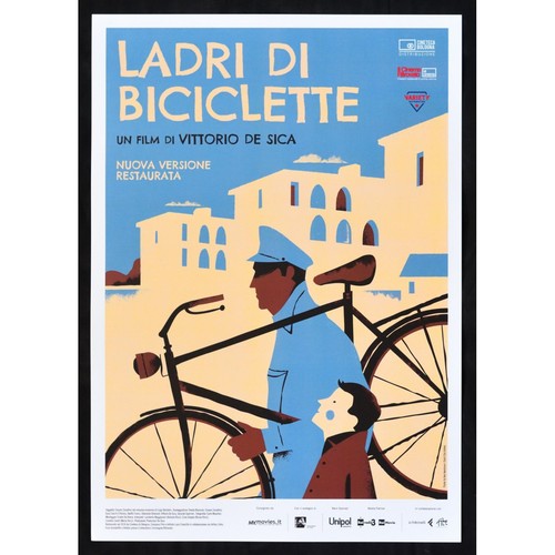 Locandina ladri biciclette - locandina,