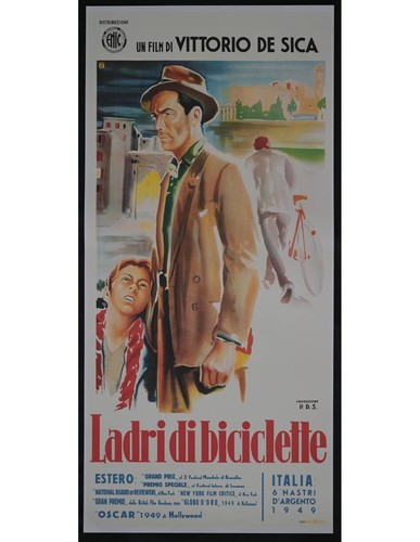 Locandina ladri biciclette - locandina,