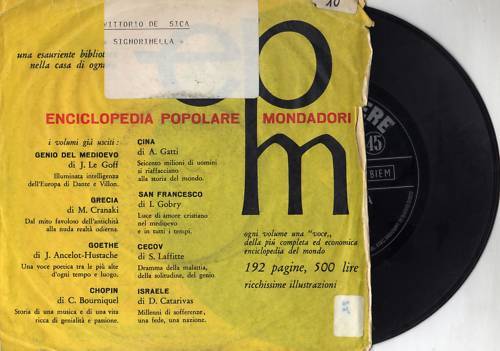 Vittorio sica disco flexi - vittorio,